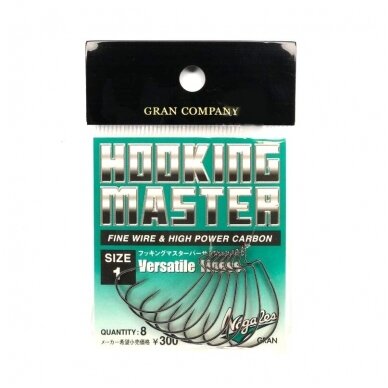 Ofsetiniai kabliukai Gran Nogales Hooking Master Versatile Finess