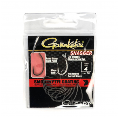 Kabliukai Gamakatsu SNAGGER G-CARP 3
