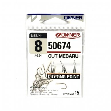Kabliukai Owner Cut Mebaru 50674 #8