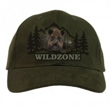 Kepurė su snapeliu su šerno atvaizdu Wildzone