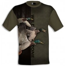 Marškinėliai medžiotojui su antimis Wildzone 2XL dydis