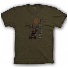 Marškinėliai medžiotojui su elniu Wildzone 2XL dydis