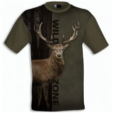 Marškinėliai medžiotojui su elniu Wildzone 3XL dydis