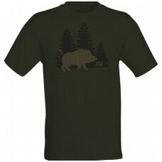 Marškinėliai medžiotojui su šernu Wildzone L dydis