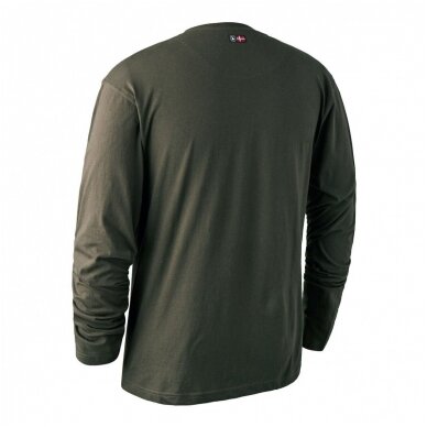Marškinėliai medžiotojui ilgomis rankovėmis Deerhunter Logo M dydis 2