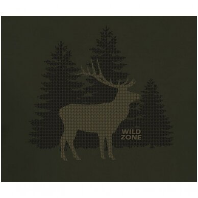 Marškinėliai medžiotojui su elniu Wildzone 3XL dydis 2