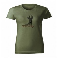Moteriški marškinėliai su stirninu Wildzone 2XL dydis