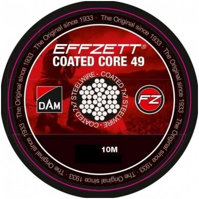 Pavadėlis Dam Effzett Coated Core 49 10m