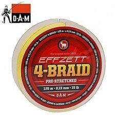 Pintas valas Dam Effzett 4-Braid 125m 0.10mm