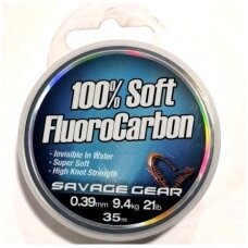 Valas Savage Gear 100% Soft FluoroCarbon 35m 0.46mm
