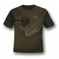 Vyriški marškinėliai medžiotojui su elniu Wildzone 2XL dydis