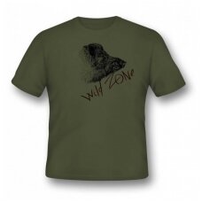 Vyriški marškinėliai medžiotojui su šernu Wildzone 2XL dydis