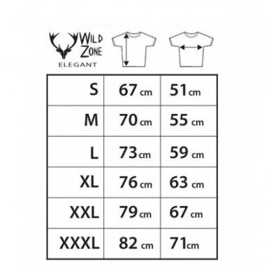 Vyriški marškinėliai medžiotojui su elniu Wildzone XL dydis 2