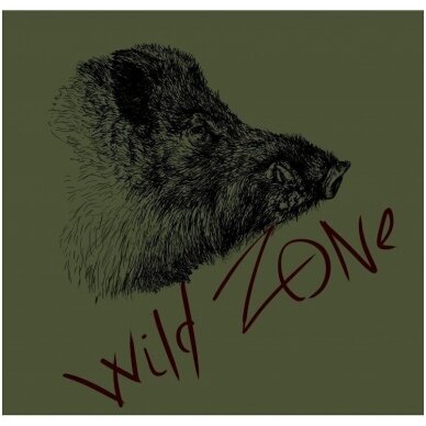 Vyriški marškinėliai medžiotojui su šernu Wildzone 4XL dydis 2