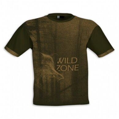 Vyriški marškinėliai medžiotojui su šernu Wildzone L dydis