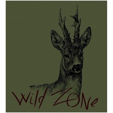 Vyriški marškinėliai medžiotojui su stirninu Wildzone 3XL dydis 2